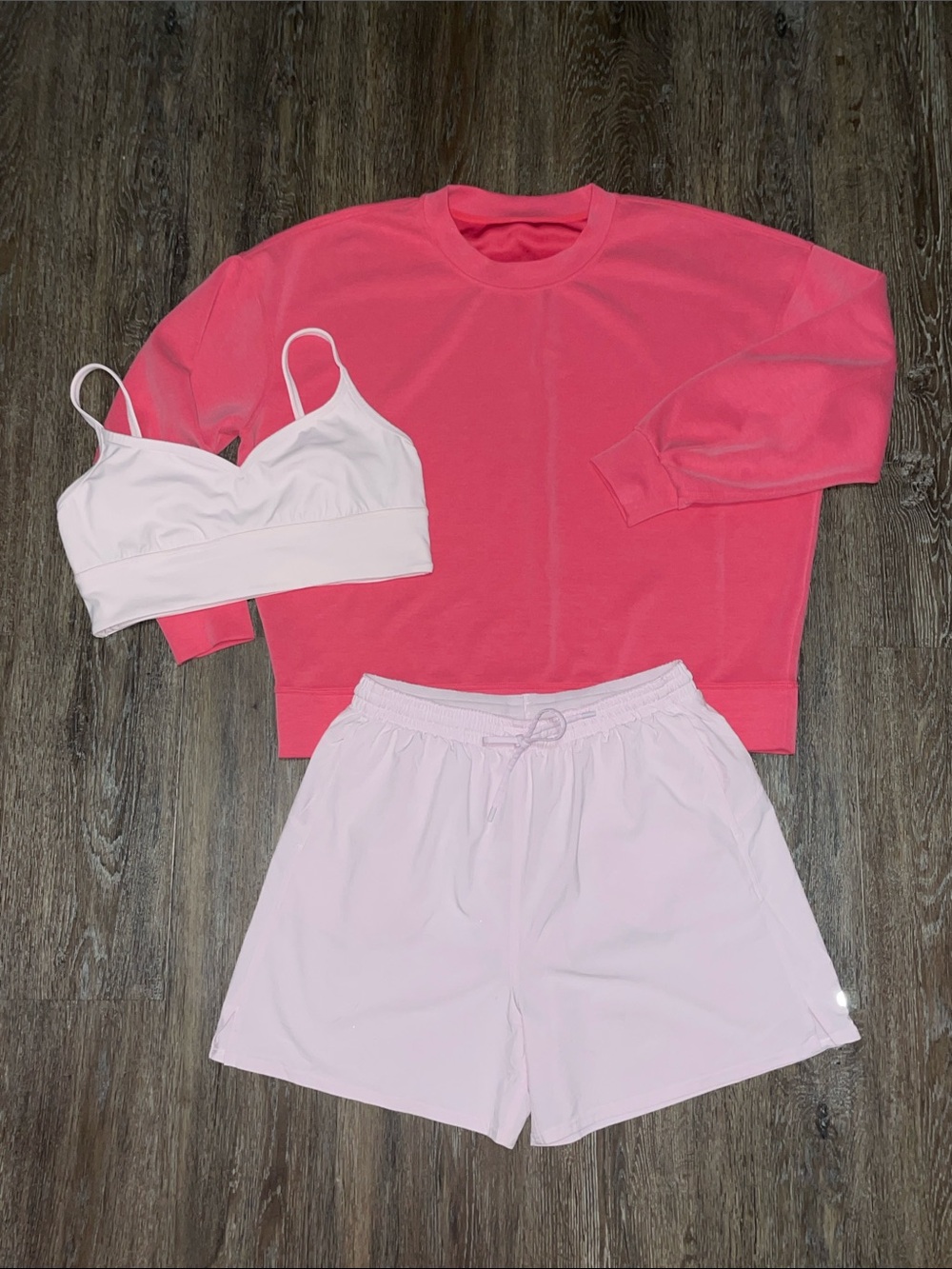 EUC Lululemon “Oversized” Pink Bundle. Size Tops 10, 12/ Bottom 10
